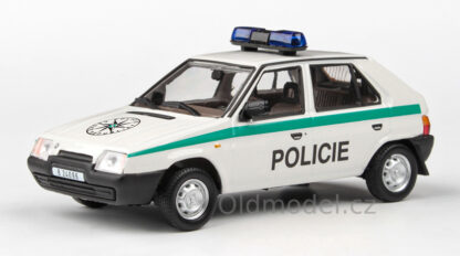 Model autíčka Škoda Favorit 136L - policie