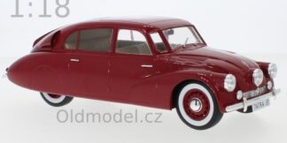 Modely autíček Tatra 87, červená, 1937 - MCG18222, kovové modely aut Tatra, MCG