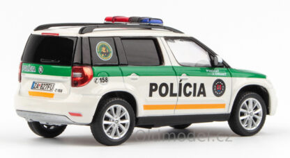Model autíčka Škoda Yeti FL (2013) 1:43 - Polícia SR