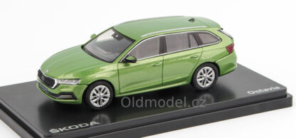 Škoda Octavia IV Combi (2020) 1:43 - Zelená Májová Metalíza - kovové modely autíček - Abrex
