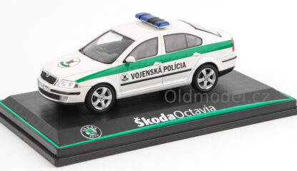 Škoda Octavia II (2004) 1:43 - Vojenská Polícia 1:43, 143ABX-001XY1, kovové modely aut Škoda, Abrex