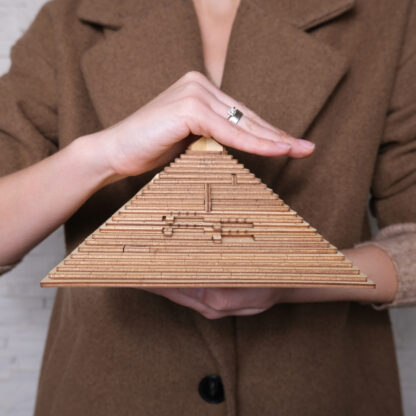 EscapeWelt 3D dřevěná skládačka hlavolamu Pyramida - Obrázek 2