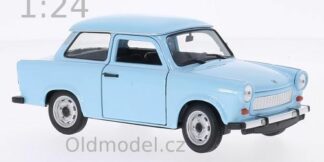 Modely autíček Trabant 601 , 1:43. -WEL24037S-BLUE, Welly