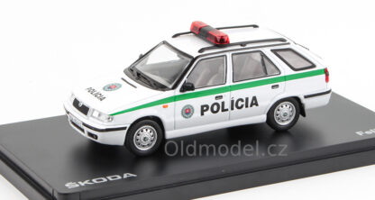 Modely autíček Škoda Felicia FL Combi (1998), Policia SR, 1:43, 143ABSX-730XA2, kovové modely aut Škoda, Abrex