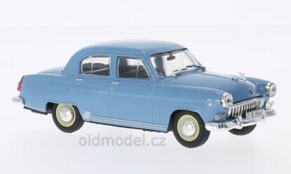 Modely autíček Volha M21,(1960), 1:43, světle modrá, IXOCLC434N.22, kovové modely aut Volha, IXO