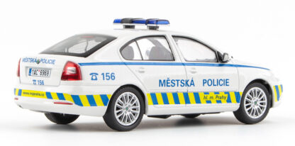 Modely autíček Škoda Octavia II FL (2008), 1:43, Městská policie Praha - 143ABX-012XB02, kovové modely aut Škoda, Oldmodel.cz