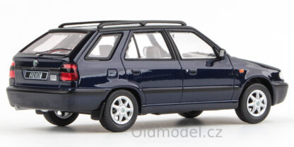 Modely autíček Škoda Felicia FL Combi (1998), Modrá hlubinná Metalíza, 1:43, 143ABS-730KF1, kovové modely aut Škoda, Oldmodel.cz