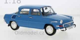 Modely autíček Škoda 1000 MB, modrá, 1964 - MCG18276, kovové modely aut Škoda, Oldmodel.cz