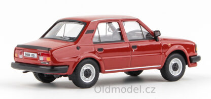 Škoda 120L (1984) 1:43 - Červeň Zemitá, 1:43, 143ABS-702WB, kovové modely aut Škoda, Modely autíček pro každého - Oldmodel.cz
