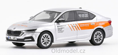 Modely autíček Škoda Octavia IV (2020), 1:43 - Mobil Servis, 143ABX-036XE, kovové modely aut Škoda, Oldmodel.cz