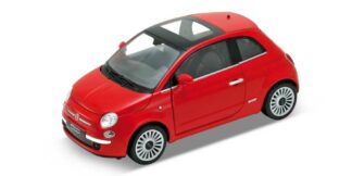 Welly Fiat 500 (2007) 1:24 červený
