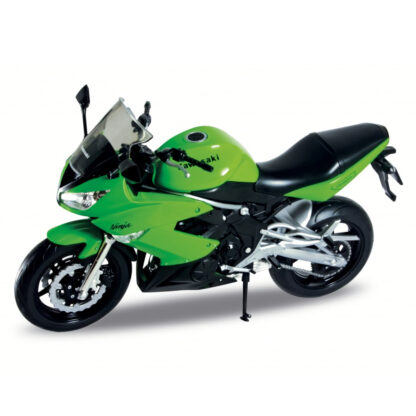 Welly Motocykl Kawasaki Ninja 650R 1:10 zelený