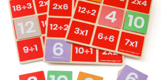 Bigjigs Toys Matematické bingo Násobení a dělení