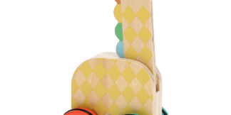 Petit Collage Tahací hračka žirafa