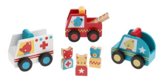 Petit Collage Záchranářská autíčka s figurkami