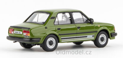 Modely autíček Škoda 120L (1984) 1:43 - Zelená Olivová, 1:43, 143ABS-702QN1, kovové modely aut Škoda, Modely autíček pro každého - Oldmodel.cz