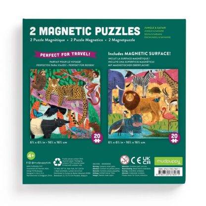 Mudpuppy Magnetické puzzle Safari a džungle 2x20 dílků - Image 5