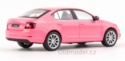 Modely autíček Škoda Octavia III (2012) 1:43, Růžová - 143AB-026BW, kovové modely aut Škoda, Oldmodel.cz