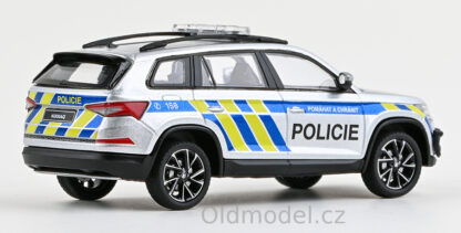 Modely autíček Škoda Kodiaq FL (2021) 1:43 - Policie ČR, 143ABX-041XX, kovové modely aut Škoda, Oldmodel.cz