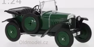 Modely autíček Opel 4/12 PS,  Zelená v měř. 1:24, Zelená - WB124100, kovové modely aut Opel, Oldmodel.cz.