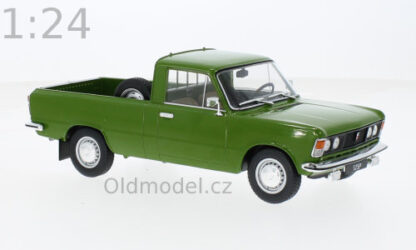 Modely autíček Fiat 125P Pick-Up 1975,  Zelená v měř. 1:24, 1975, Zelená - WB124219, kovové modely aut Fiat, Oldmodel.cz.