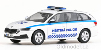 Modely autíček Škoda Octavia IV RS (2020), 1:43 - MP Ostrava, 143ABX-036XB1, kovové modely aut Škoda, Modely autíček pro každého - Oldmodel.cz