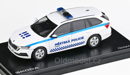 Modely autíček Škoda Octavia IV RS (2020), 1:43 - MP Ostrava, 143ABX-036XB1, kovové modely aut Škoda, Modely autíček pro každého - Oldmodel.cz