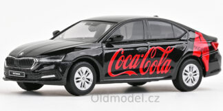 Modely autíček Škoda Octavia IV (2020), 1:43 - Coca-Cola CZ, 143FA-036F06, kovové modely aut Škoda, Oldmodel.cz