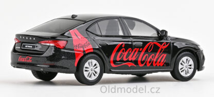 Modely autíček Škoda Octavia IV (2020), 1:43 - Coca-Cola CZ, 143FA-036F06, kovové modely aut Škoda, Oldmodel.cz