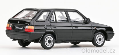 Modely autíček Škoda Forman (1993), Černá ebenová, 1:43, 143ABS-713DC, kovové modely aut Škoda, Oldmodel.cz