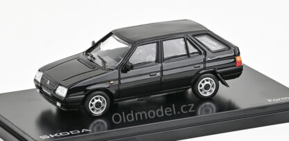 Modely autíček Škoda Forman (1993), Černá ebenová, 1:43, 143ABS-713DC, kovové modely aut Škoda, Oldmodel.cz