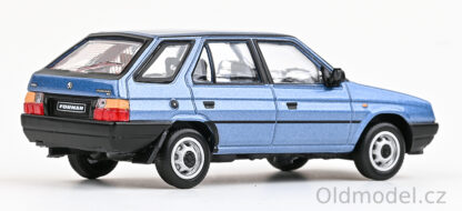 Modely autíček Škoda Forman (1993), Modrá metalíza, 1:43, 143ABS-713KZ, kovové modely aut Škoda, Oldmodel.cz