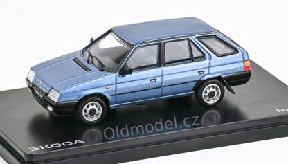 Modely autíček Škoda Forman (1993), Modrá metalíza, 1:43, 143ABS-713KZ, kovové modely aut Škoda, Oldmodel.cz