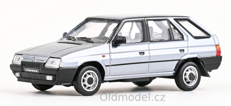 Modely autíček Škoda Forman (1993), Stříbrná Safír metalíza, 1:43, 143ABS-713AE, kovové modely aut Škoda, Oldmodel.cz