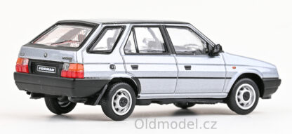 Modely autíček Škoda Forman (1993), Stříbrná Safír metalíza, 1:43, 143ABS-713AE, kovové modely aut Škoda, Oldmodel.cz