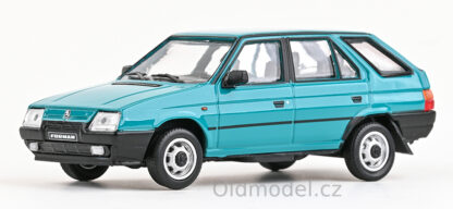 Modely autíček Škoda Forman (1993), Zelená Karibská, 1:43, 143ABS-713QY, kovové modely aut Škoda, Oldmodel.cz