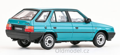 Modely autíček Škoda Forman (1993), Zelená Karibská, 1:43, 143ABS-713QY, kovové modely aut Škoda, Oldmodel.cz