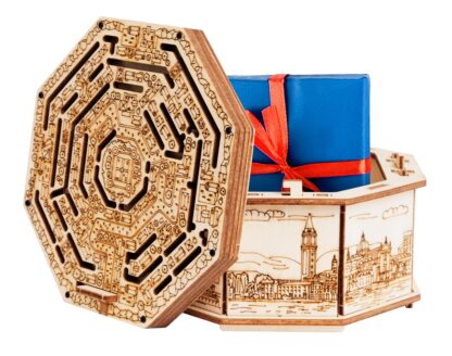 EscapeWelt 3D dřevěná skládačka hlavolamu Secret Maze Box - Obrázek 3