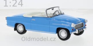 Modely autíček Škoda Felicia 63, modrá, 1959 , 1:24- WB124228, kovové modely aut Škoda, Oldmodel.cz