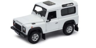 Welly Land Rover Defender 1:24 stříbrný