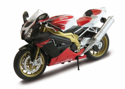 Welly Motocykl Aprilia RSV 1000R Factory 1:10 červený