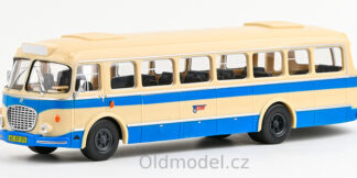 Modely autobusu 706 RTO 1:43 - ČSAD v měř. 1:43, 1960, Modrá, 143PB-003, modely autobusů, Oldmodel.cz.