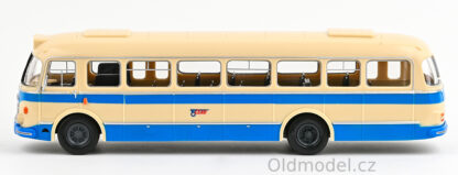 Modely autobusu 706 RTO 1:43 - ČSAD v měř. 1:43, 1960, Modrá, 143PB-003, modely autobusů, Oldmodel.cz.