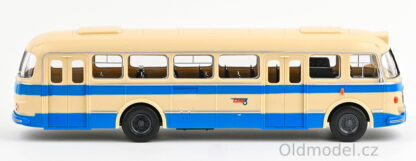 Modely autobusu 706 RTO 1:43 - ČSAD v měř. 1:43, 1960, Modrá, 143PB-003, modely autobusů, Oldmodel.cz.