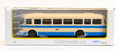 Modely autobusu 706 RTO 1:43 - ČSAD v měř. 1:43, 1960, Modrá, 143PB-003, modely autobusů, Oldmodel.cz.