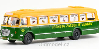 Modely autobusu 706 RTO 1:43 - Pojízdná Prodejna v měř. 1:43, 1960, Modrá, 143PB-007, modely autobusů, Oldmodel.cz.