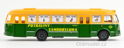 Modely autobusu 706 RTO 1:43 - Pojízdná Prodejna v měř. 1:43, 1960, Modrá, 143PB-007, modely autobusů, Oldmodel.cz.