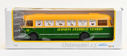 Modely autobusu 706 RTO 1:43 - Pojízdná Prodejna v měř. 1:43, 1960, Modrá, 143PB-007, modely autobusů, Oldmodel.cz.