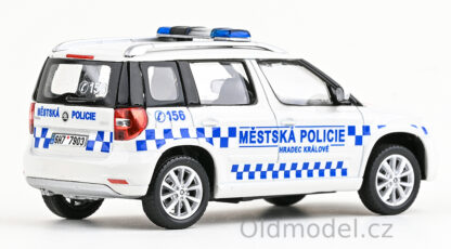 Modely autíček Škoda Yeti FL (2013), 1:43, Městská policie Hradec Králové - 143ABX-031XB08, kovové modely aut Škoda, Oldmodel.cz