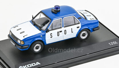 Modely autíček Škoda 120L (1984), 1:43 - SOOL, 143ABSX-712XA5, kovové modely aut Škoda, Modely autíček pro každého - Oldmodel.cz